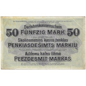Kowno, 50 marek 1918, seria E