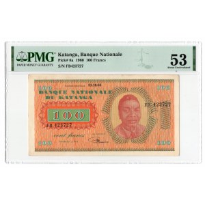 Katanga, 100 francs 1960