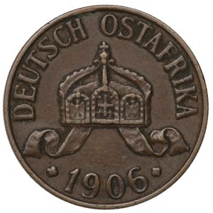 Niemiecka Afryka Wschodnia, 1 heller 1906 A