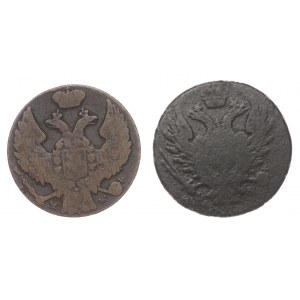 Polska, 1 grosz (1817,1840) - zestaw 2 sztuk