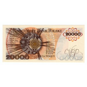 Polska, 20000 złotych 1989, seria Y