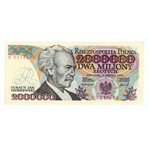 Polska, 2 miliony złotych 1992, seria B