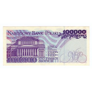 Polska, 100000 złotych 1993, seria AE
