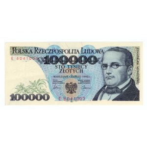 Polska, 100000 złotych 1990, seria E