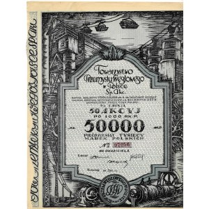 Polska, Towarzystwo przemysłu węglowego w Polsce 1923, 50 akcji po x 1.000 marek polskich, V emisja