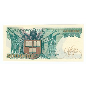 Polska, 500000 złotych 1990, seria L
