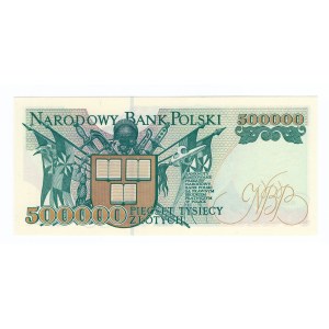 Polska, 500000 złotych 1993, seria L