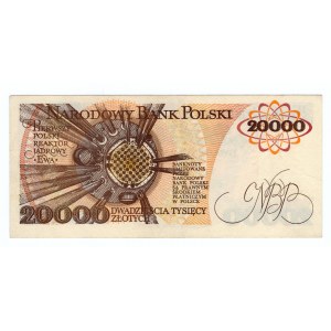 Polska, 20000 złotych 1989, seria C