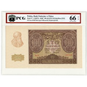 Polska, 100 złotych 1940, seria B - Falsyfikat ZWZ
