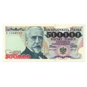 Polska, 500000 złotych 1993, seria Z