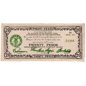 Filipiny, 20 pesos 1944