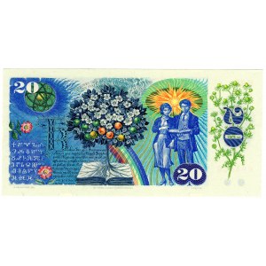 Czechosłowacja, 20 korun 1988