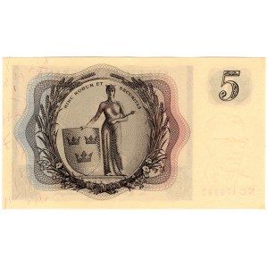 Szwecja, 5 kronor 1956