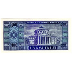 Rumunia, 100 lei 1966