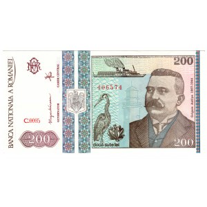 Rumunia, 200 lei 1992