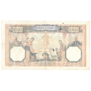 Francja, 1000 francs 1940