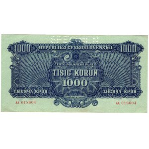 Czechosłowacja, 1000 korun 1944, SPECIMEN