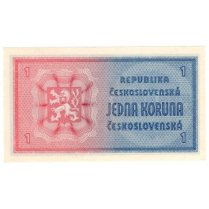 Czechosłowacja, 1 koruna 1946