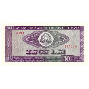 Romania, 10 lei 1966