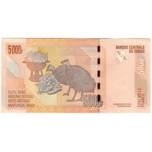 Kongo, 5000 francs 2022