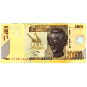 Kongo, 20.000 francs 2022