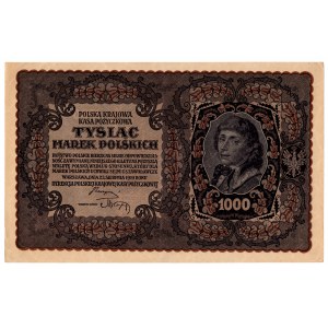 Polska, 1000 marek polskich 1919, III seria AG