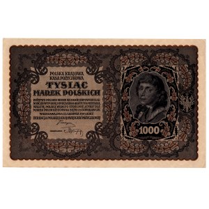 Polsko, 1000 polských marek 1919, 3. série T