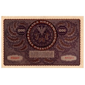 Polska, 1000 marek polskich 1919, II seria H