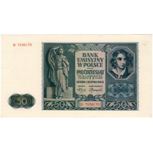 Polen, 50 Zloty 1941, Serie D