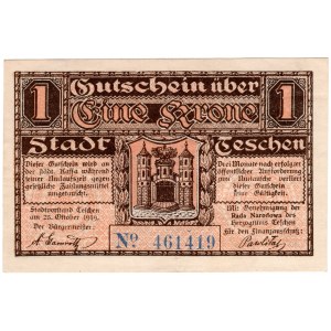 Cieszyn, 1 korona 1919