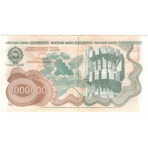 Jugosławia, 2.000 000 dinara 1989