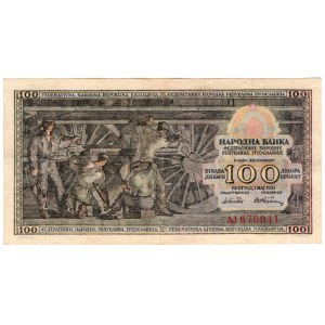 Jugosławia, 100 dinara 1953