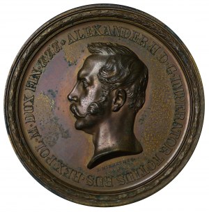 Królestwo Polskie, Aleksander II, medal z 1857 roku, Akademia Medyczno-Chirurgiczna w Warszawie