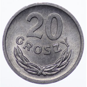 Polska, 20 groszy 1969