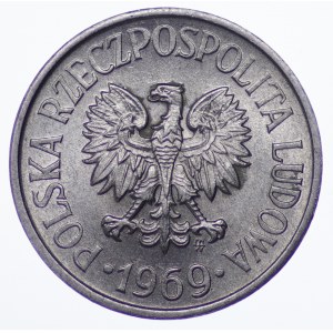 Polska, 20 groszy 1969