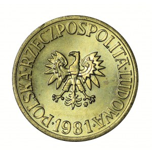 Polska, 5 złotych 1981