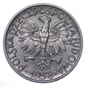 Polsko, 5 zlotých 1958