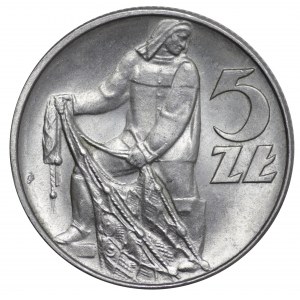 Polsko, 5 zlatých 1974