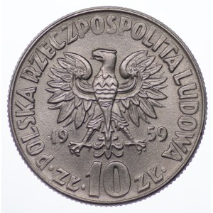 Polsko, PRL, 10 zlotých Mikołaj Kopernik 1959
