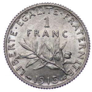 Francja, 1 frank 1915