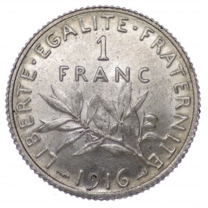 France, 1 franc 1916