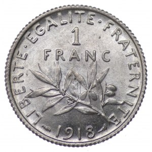 France, 1 franc 1918