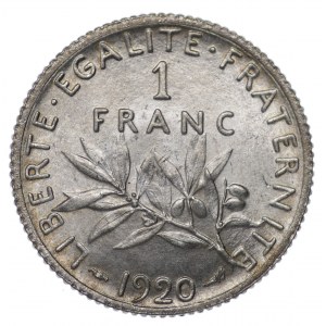 Francja, 1 frank 1920