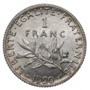 France, 1 franc 1920