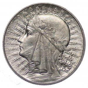 Polska, II RP, 5 złotych Głowa Kobiety 1933