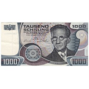 Austria, 1000 schilling 1983