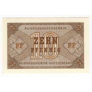 Niemcy, 10 pfennig 1967 (bez daty )