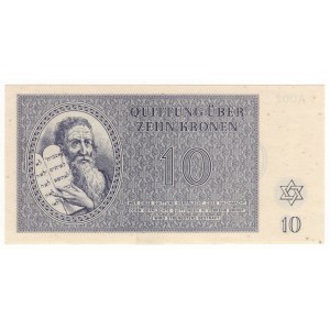 Czechosłowacja (Getto Terezin), 10 kronen 1943