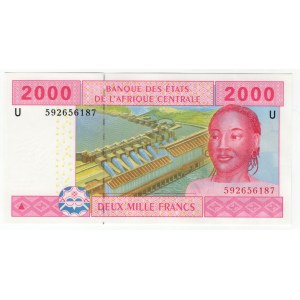 Central African States, 2000 francs 2002