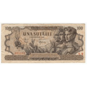 Rumunia, 100 lei 1947